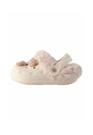 Next, REGULAR FIT - FAUX FUR LINED CLOG SLIPPERS . - Papuče - neutral bear