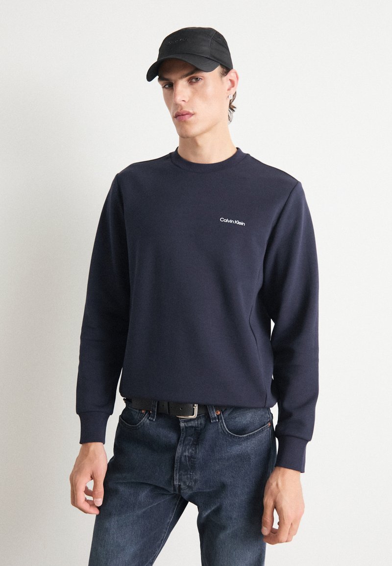 Calvin Klein MICRO LOGO REPREVE - Felpa - night sky