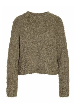 Noisy May, NMSASSY L/S O-NECK KNIT FWD NOOS - Pullover - morel