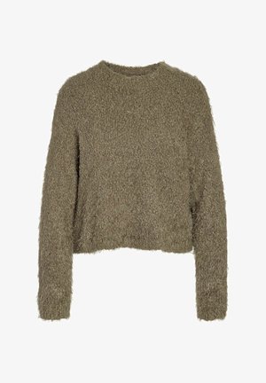 Noisy May, NMSASSY L/S O-NECK KNIT FWD NOOS - Pullover - morel