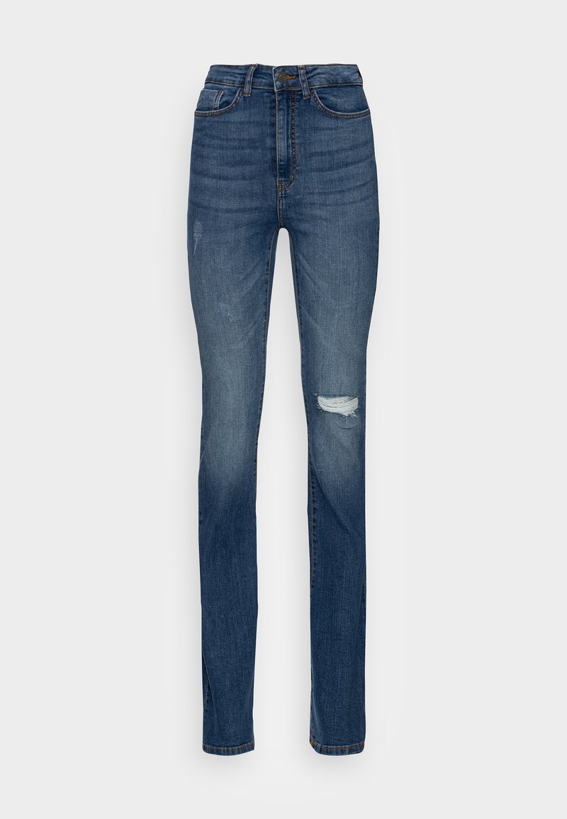 Noisy May Tall Bootcut jeans blauw denim/bluedenim
