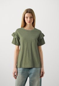 Selected Femme SLFRYLIE FLORENCE TEE  - T-shirts med print - olivine
