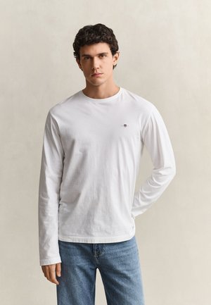 GANT, SHIELD - Longsleeve - off-white