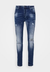 PERRIN - Calças de ganga justas - indigio wash