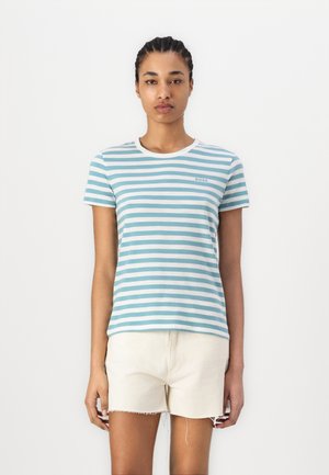 ESLA STRIPED - Print T-shirt - bright blue