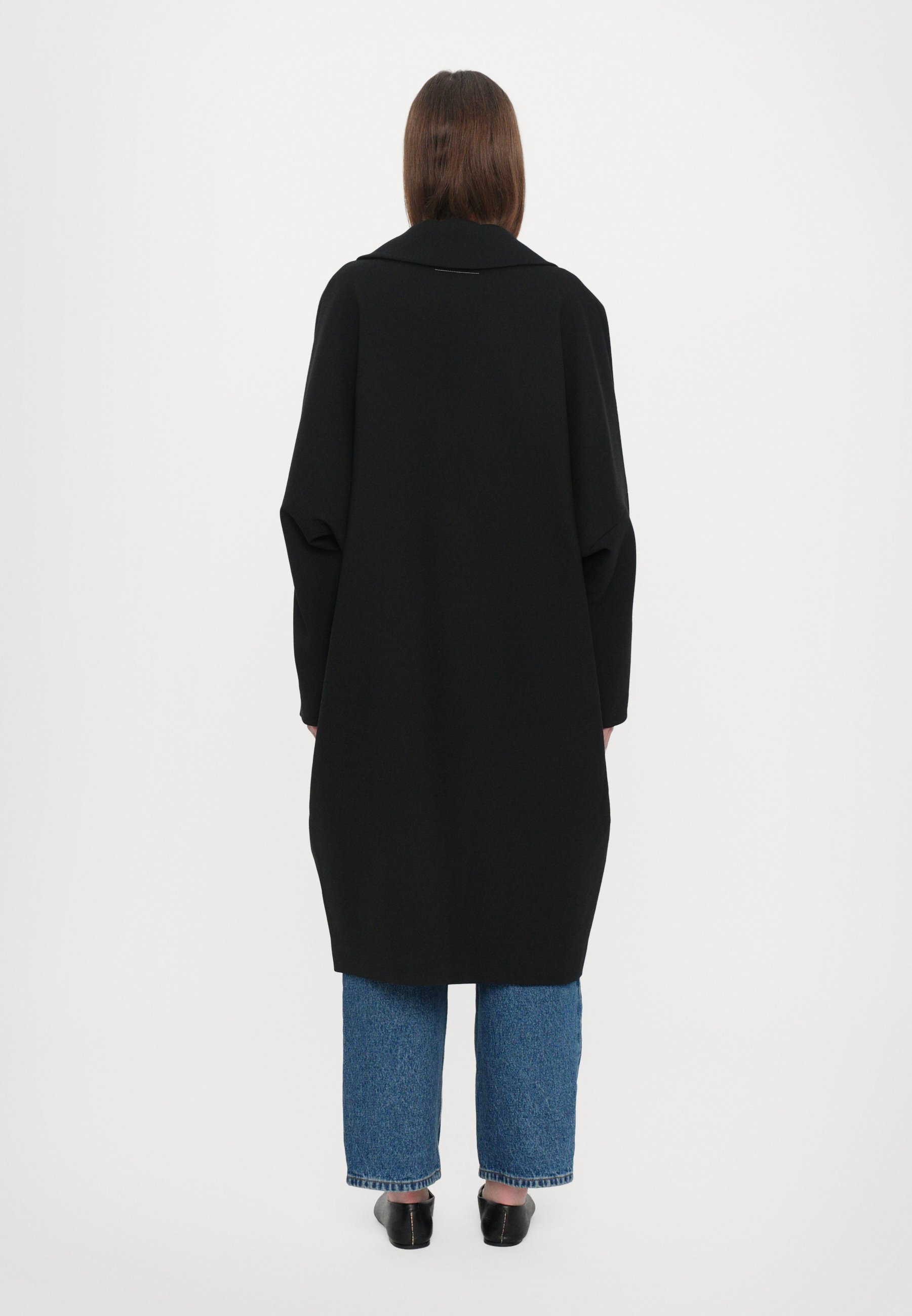 MM6 Maison Margiela Classic coat - black - Zalando.co.uk