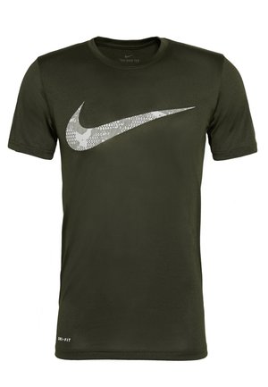 T-shirt med print - anthracite