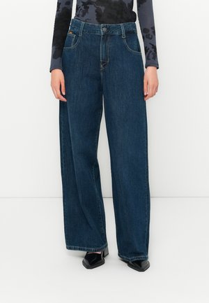 Jeans baggy - worn in sentry blue