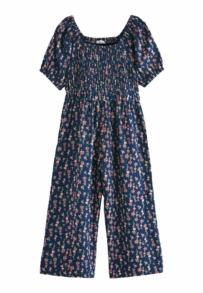 Next - REGULAR FIT - Jumpsuit - navy blue floral, Vergroten