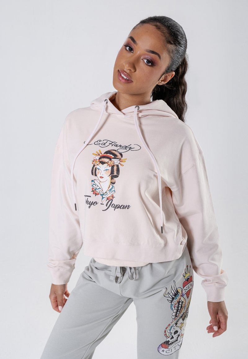 Ed Hardy TOKYO GEISHA  - Hoodie - washed delicacy