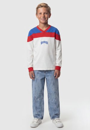 Guess, OVERSIZE T-SHIRT - Maglietta a manica lunga - weiß
