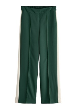 Next, TALL FIT - SIDE STRIPE WIDE LEG TAILORED TROUSERS . - Pantaloni - green