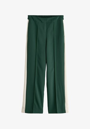 Next, TALL FIT - SIDE STRIPE WIDE LEG TAILORED TROUSERS . - Pantaloni - green