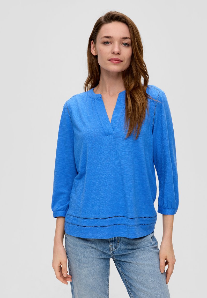 s.Oliver Langarmshirt - royalblau