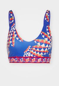 Não selecionado, bold blue/bliss orange