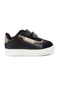BOSS Kidswear SCRATCHÉES - Chaussures premiers pas - black
