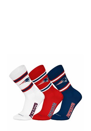 UNISEX 3ER PACK - TEAMS CREW  FOOTBALL LOGO - Socks - new england patriots
