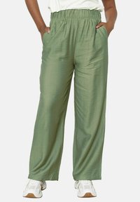 FLUID WIDE - Hlače - khaki faded