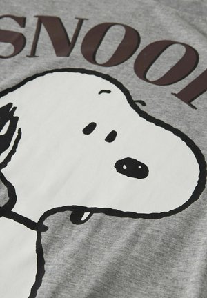 TWO SOON, T-SHIRT SNOOPY - T-shirt print - grey melange