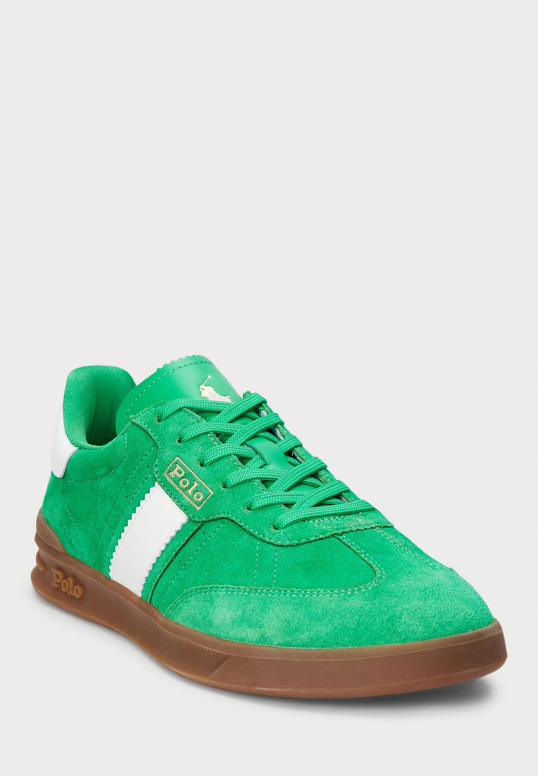 ★ラルフ ローレン★Heritage Aera Suede Sneakers-24FW★Green Polo Ralph Lauren HERITAGE AERA SUEDE TRAINER - Trainers