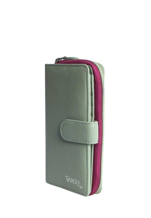 SABA 1-A - Geldbörse - sage green cranberry