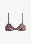 BANDANA BIKINI TOP - Bikinitop - mottled light brown