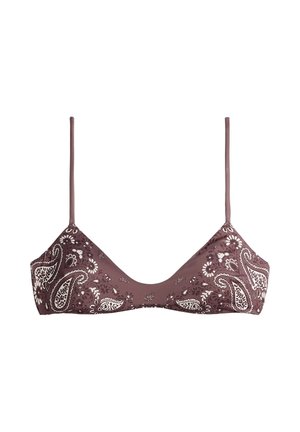 OYSHO, BANDANA BIKINI TOP - Bikini-Top - mottled light brown