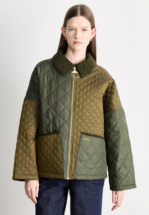 DANBY QUILTED JACKET - Kerge jope - golden olive/olive