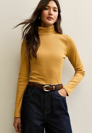 LONG SLEEVE ROLL NECK  - Maglietta a manica lunga - mustard