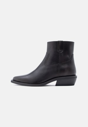 JENNA VINTAGE - Cowboy/motoros bokacsizma - black matte