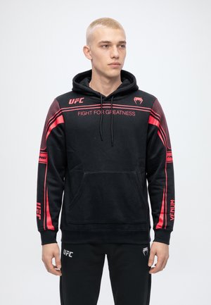Venum, UFC UNITY FIGHT WEEK HOODI - Суитшърт с качулка - black/red
