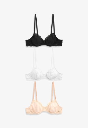 3 PACK BALCONY - Bøjle-bh - black nude white