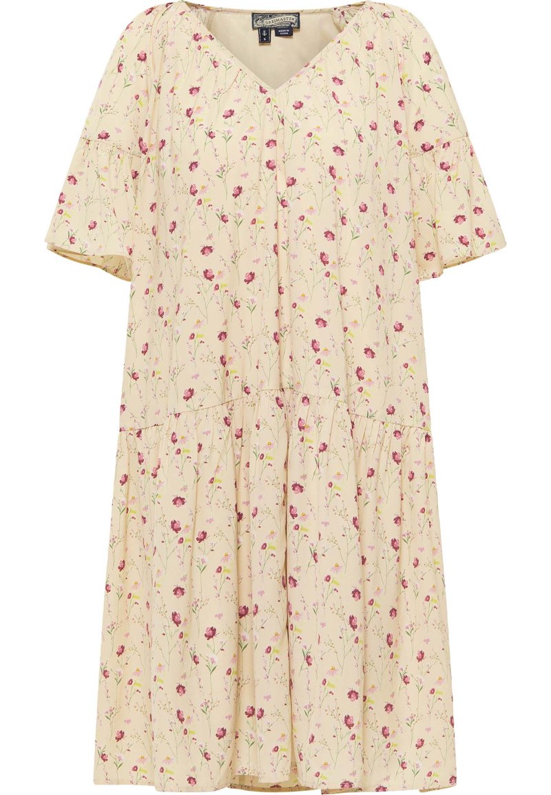 dreimaster Jurk beige