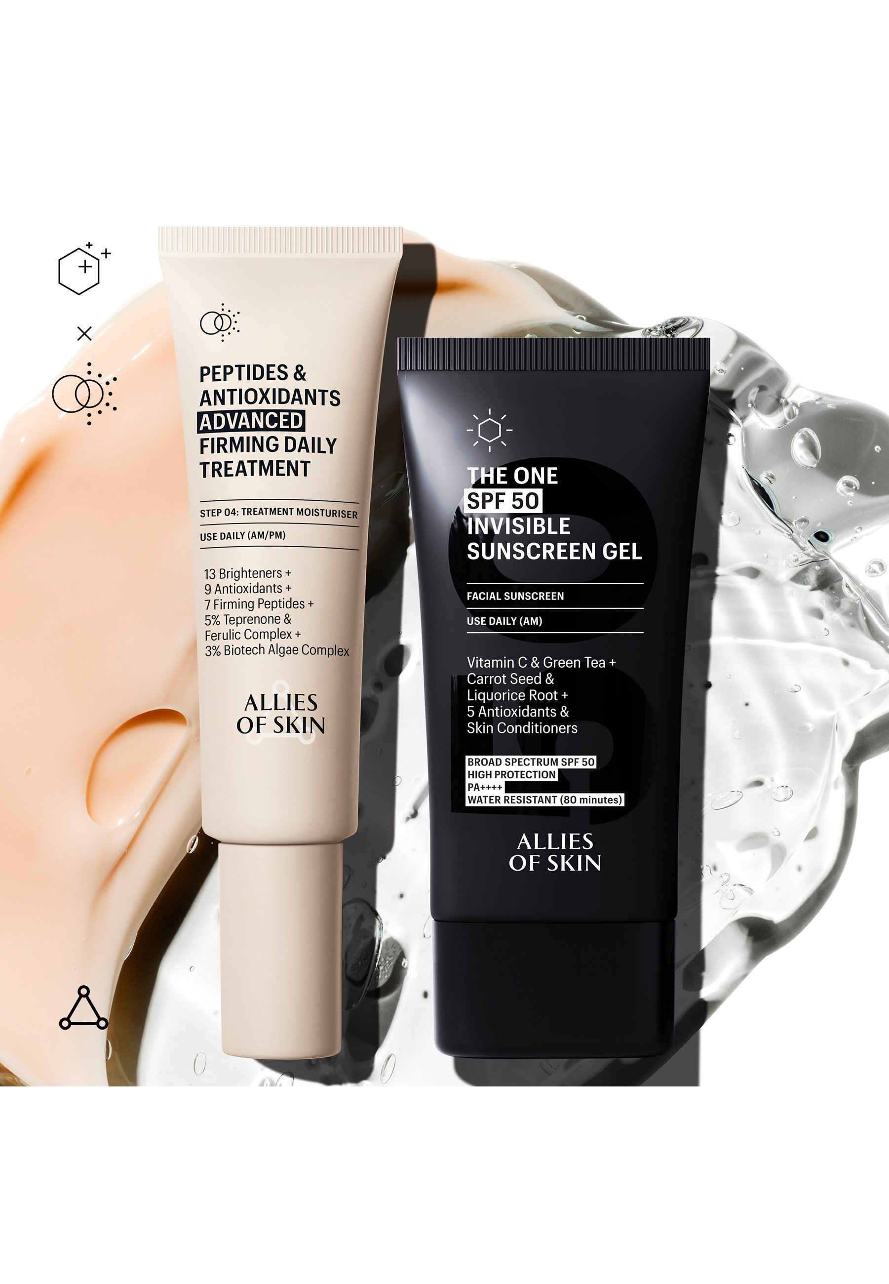 Allies of Skin THE ONE SPF 50 INVISIBLE SUNSCREEN GEL - Sun