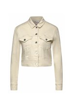 DESIGN - Giacca di jeans indaco con cintura