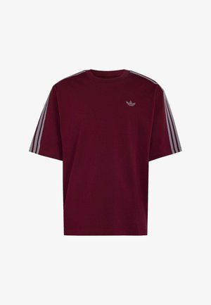 adidas Originals, 3S TEE - T-Shirt print - maroon