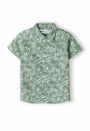 PRINTED SHORT SLEEVE - Overhemd - olive white