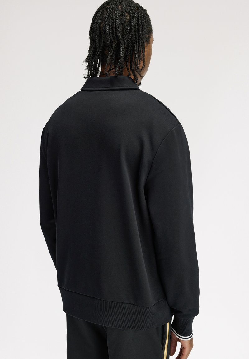 Fred Perry - Sweat à capuche avec monogramme - Bleu marine