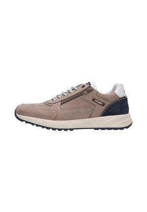 DISCOVER - Sneakers laag - taupe/blue/white