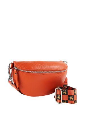 DrachenLeder Gürteltasche - orange