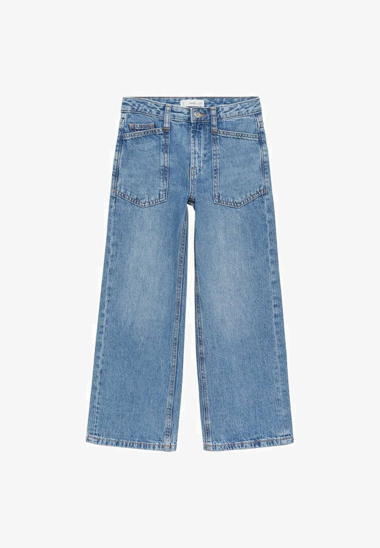 Mango Kids Flared Jeans - blue