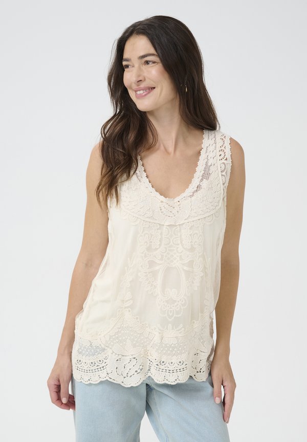 CRLUA - Bluse - eggnog