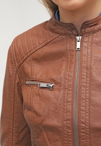 Even&Odd Kunstlederjacke - cognac