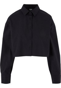 CROPPED - Hemdbluse - black