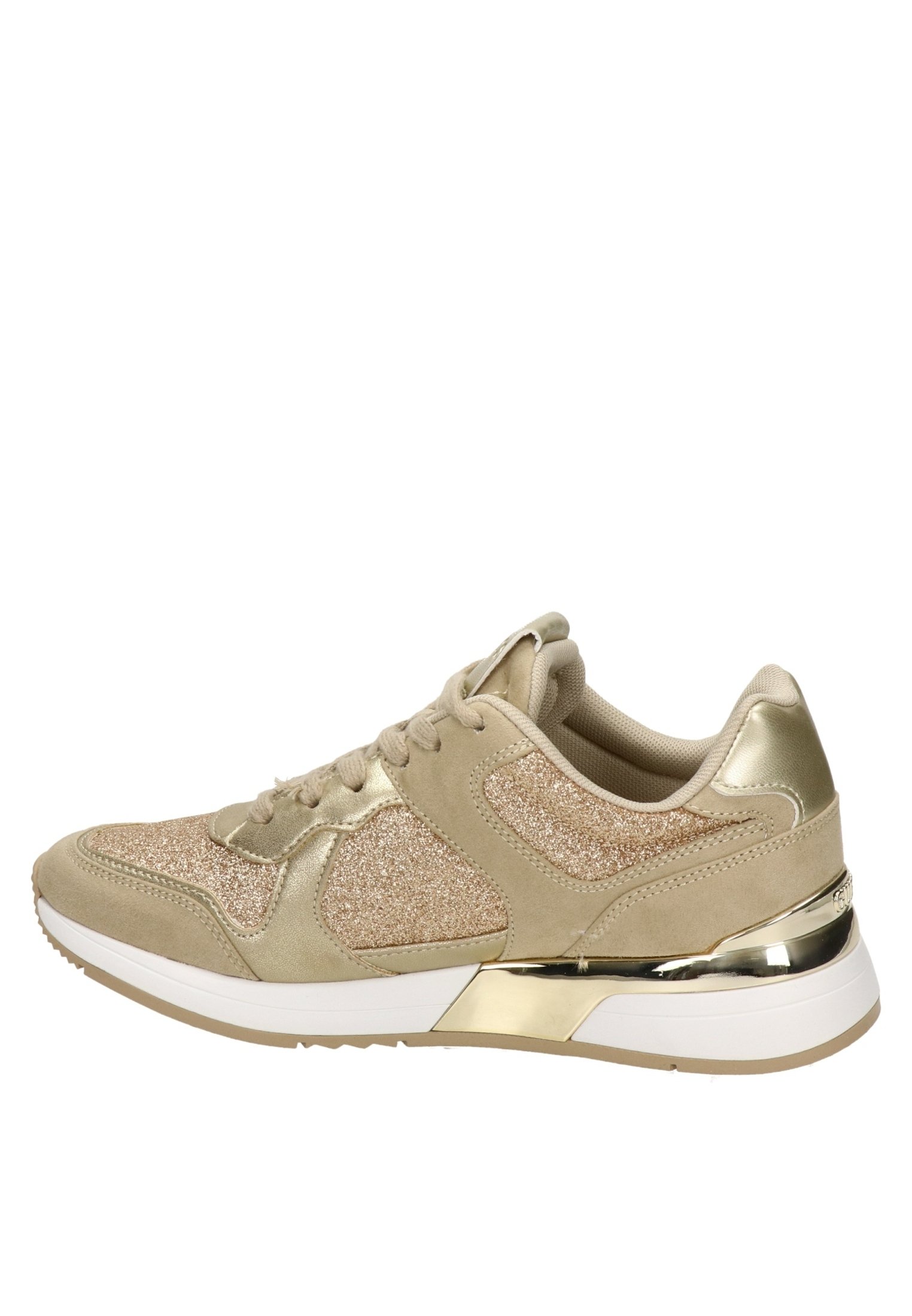 Guess MAYBEL - Sneakers laag - goud/goudkleurig - Zalando.nl