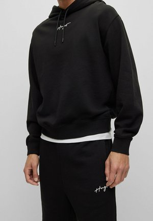 Jersey con capucha - black