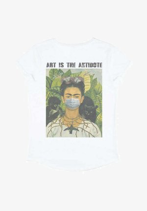 BACK ROLL UP - T-shirt print - white