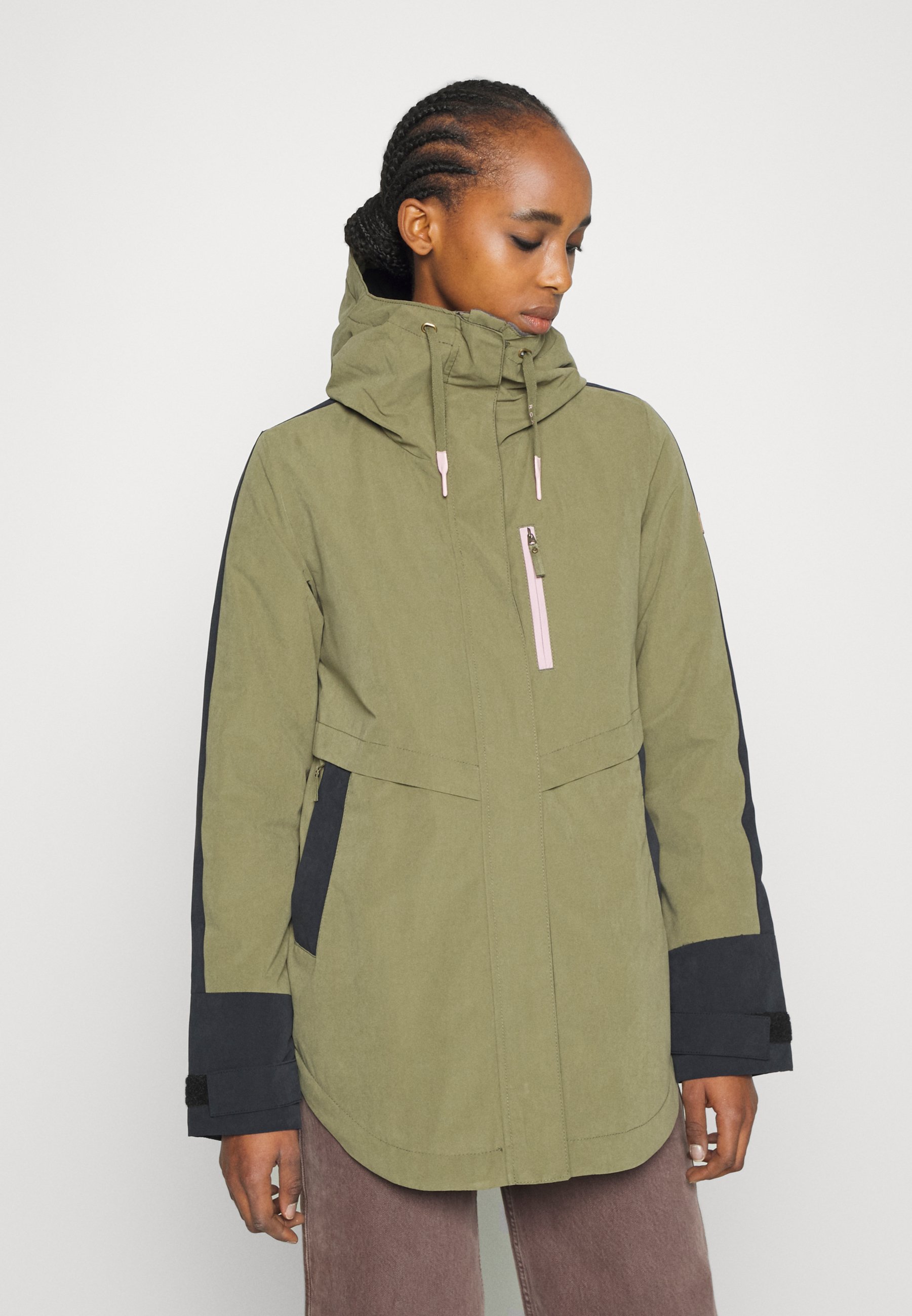 olive winter coat