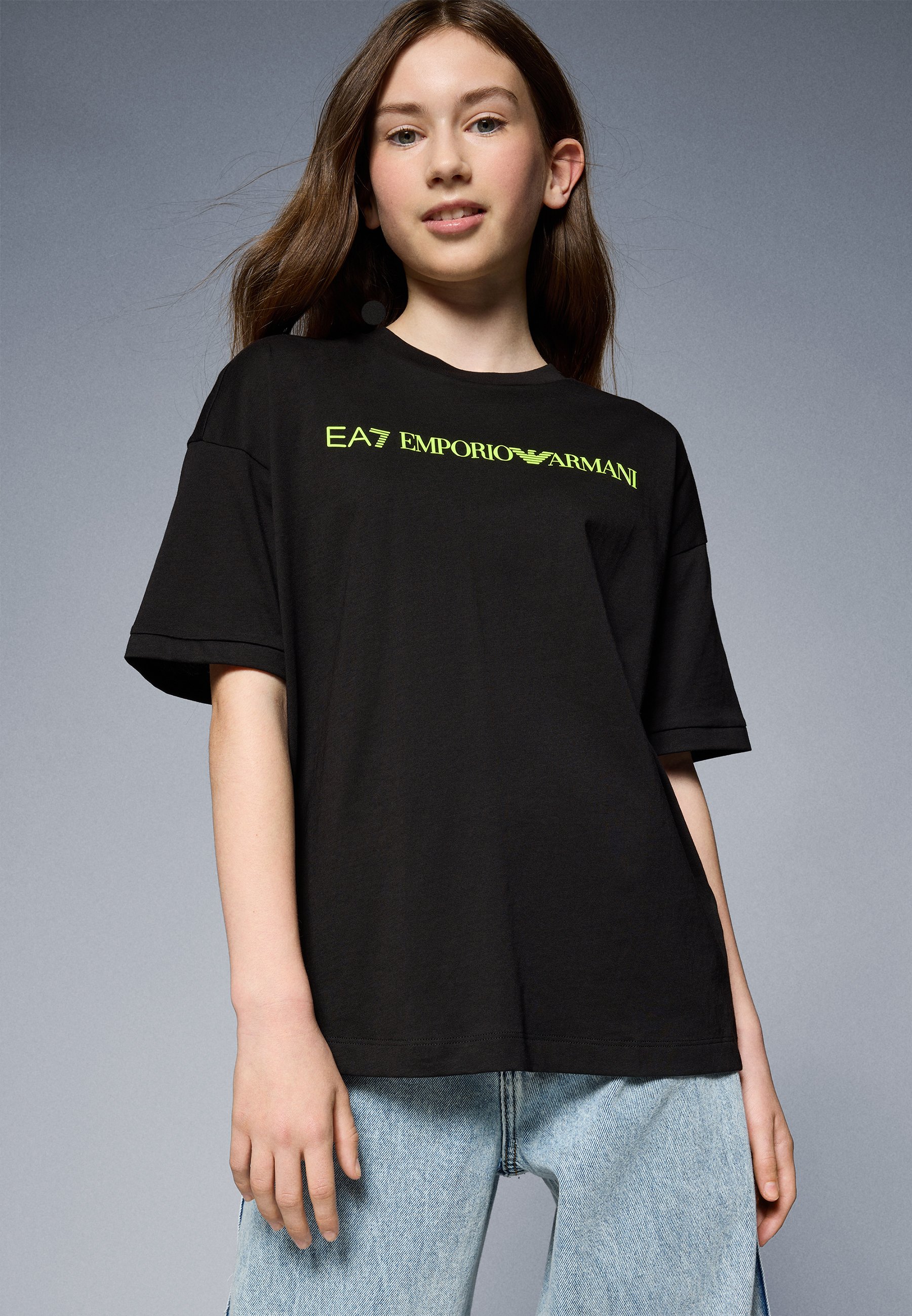 yellow armani t shirt