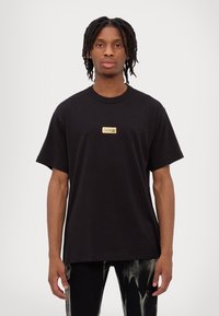 Versace Jeans Couture LOGO PLACKET - Basic póló - black
